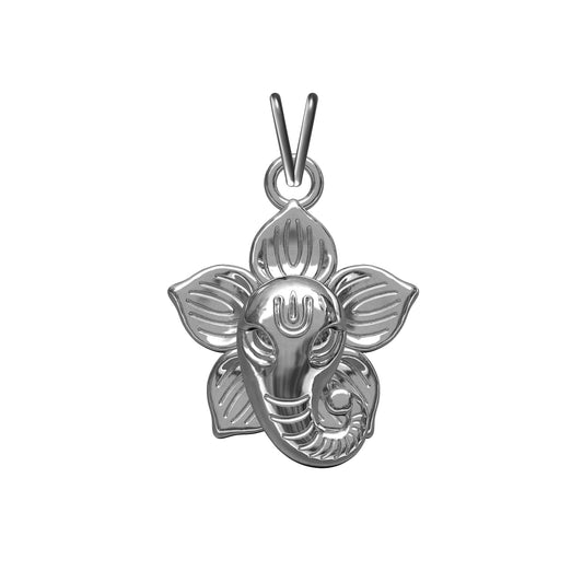 Silver God Vighnharta Ganpati Pendant