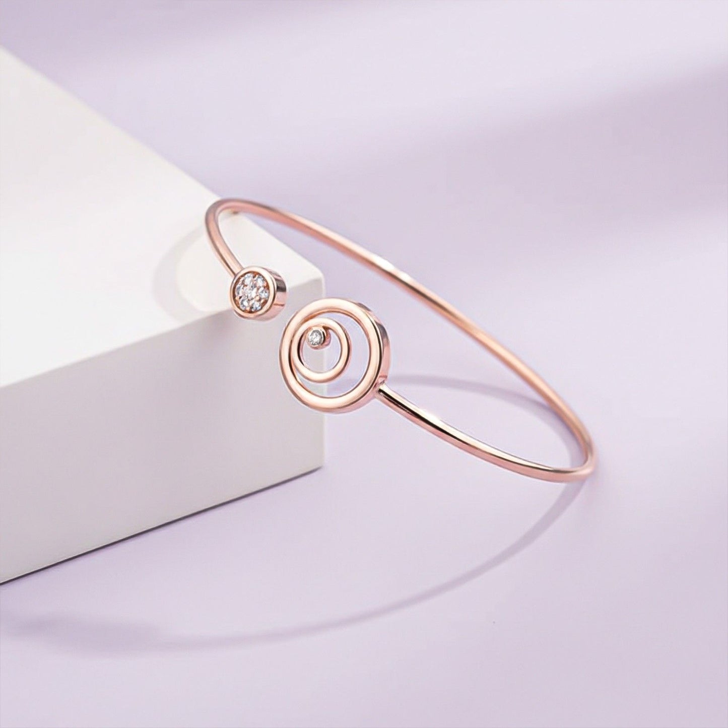 Rose Gold Chopard Happy Spirit Bangle