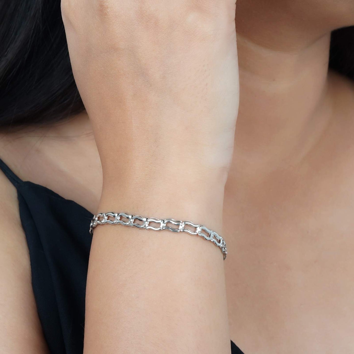 Silver Bracelet For Women, Silver Bracelet For Men, Diamond Bracelet,