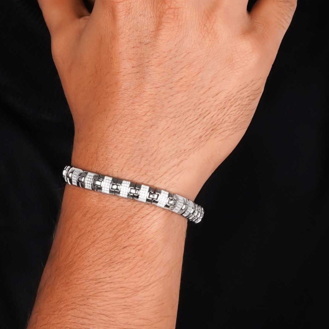 Silver Bracelet For Women, Silver Bracelet For Men, Diamond Bracelet,