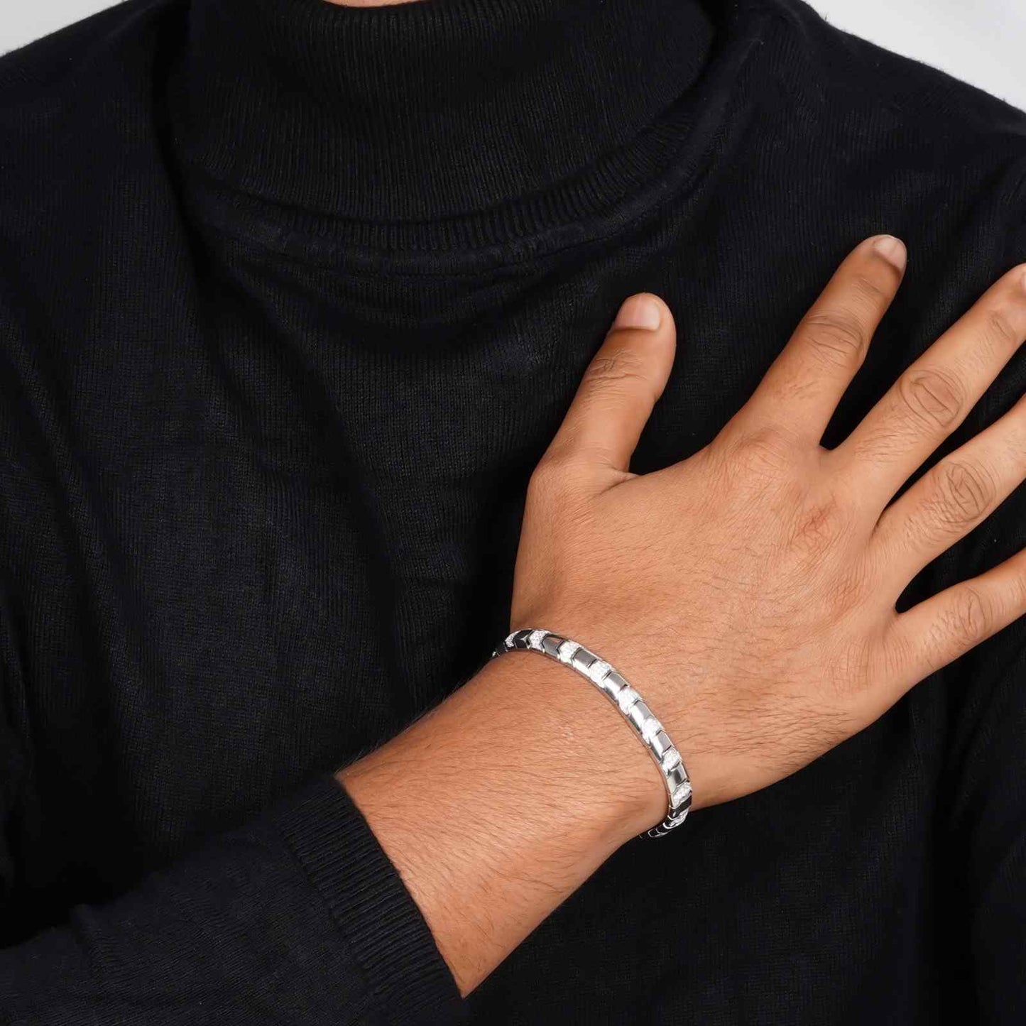 Silver Bracelet For Women, Silver Bracelet For Men, Diamond Bracelet,