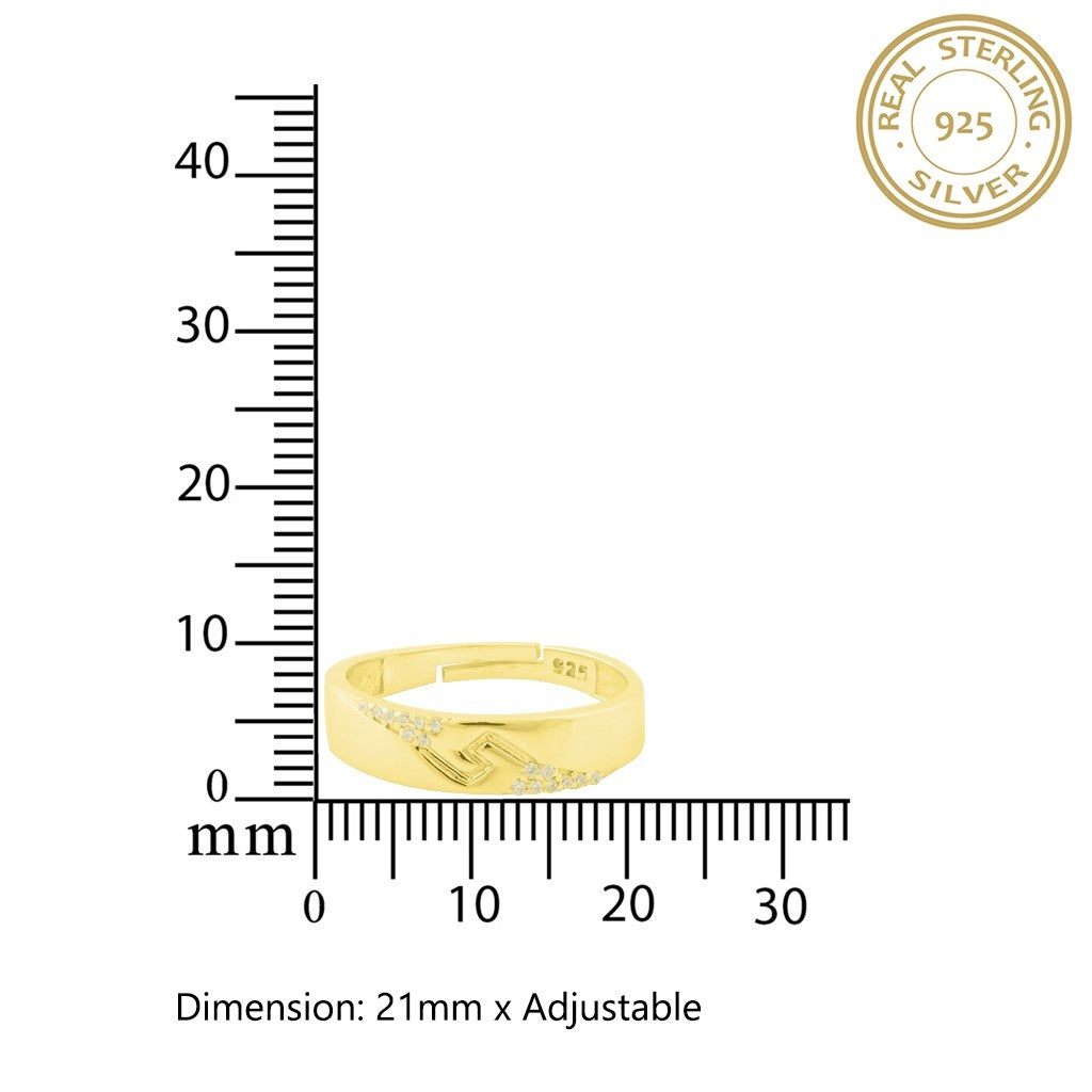 Gold Band For Men's