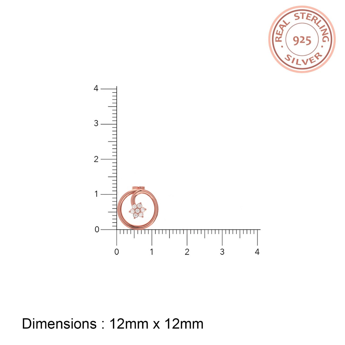 Silver Stud earrings for women