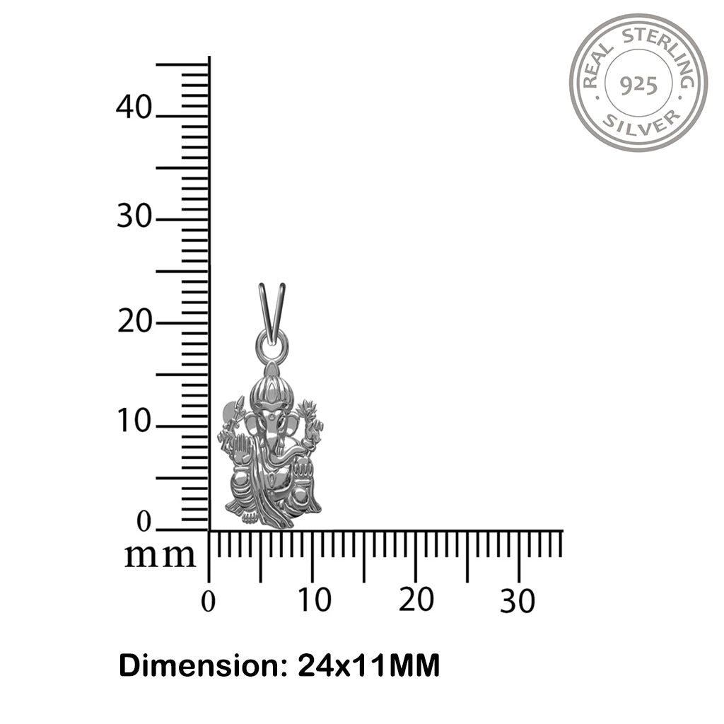 925 sterling Silver God Pendant