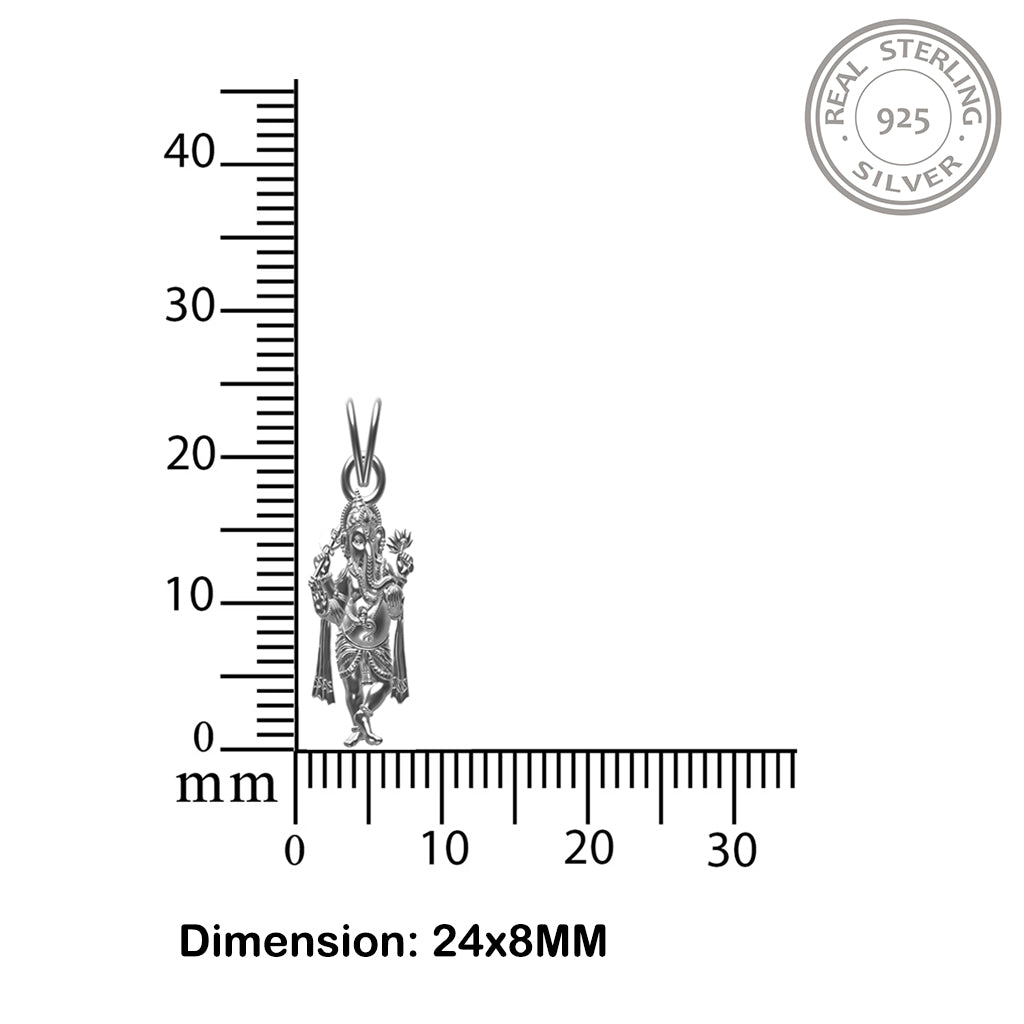 925 sterling Silver God Pendant