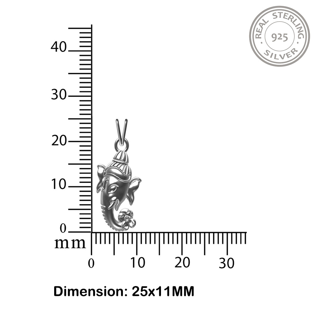 925 sterling Silver God Pendant