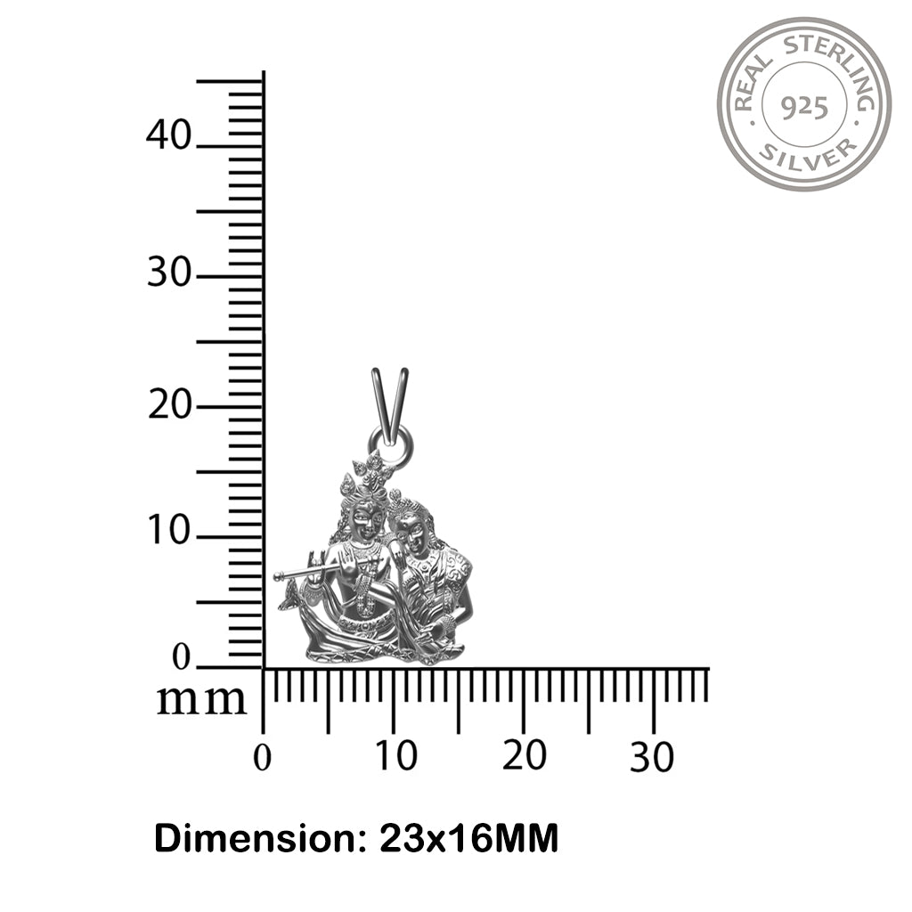 925 sterling Silver God Pendant