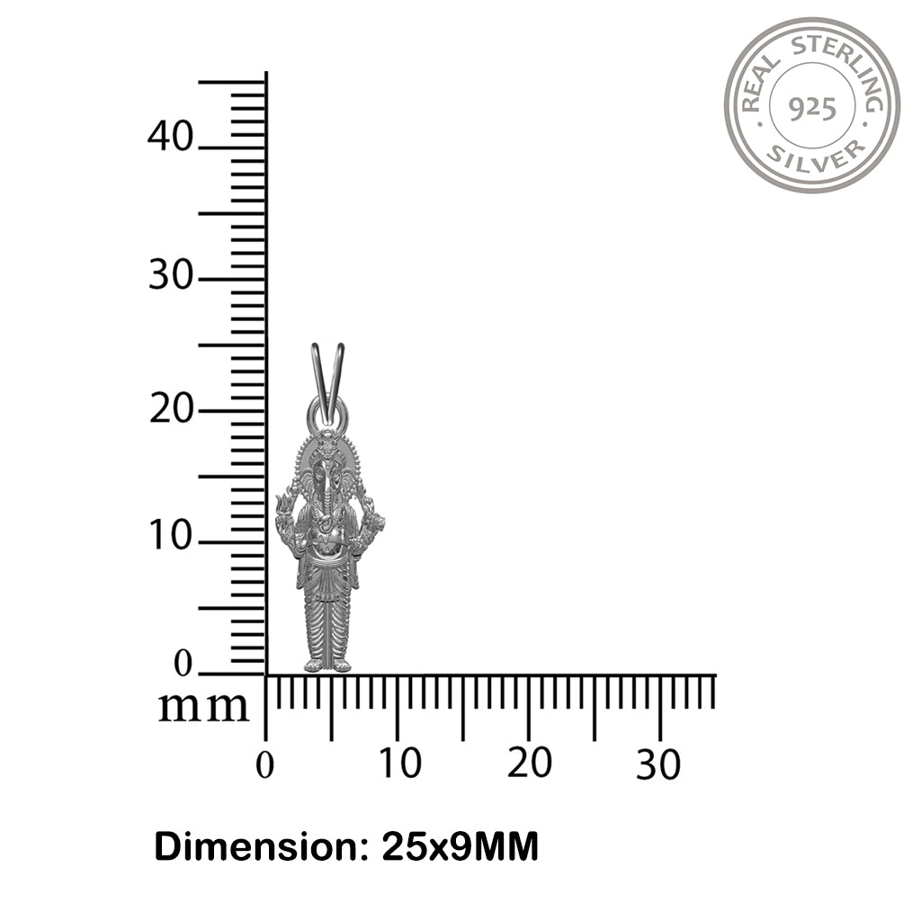 925 sterling Silver God Pendant