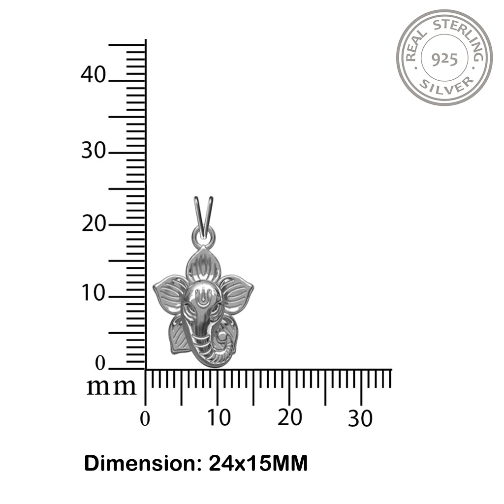 925 sterling Silver God Pendant