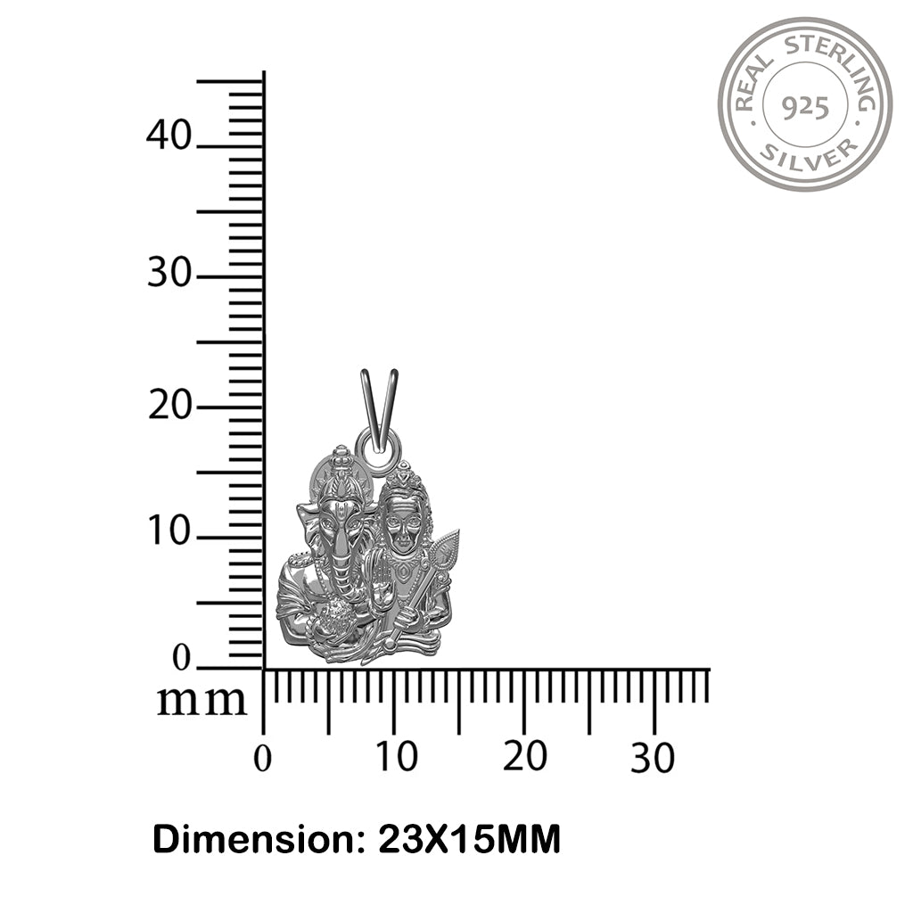 925 sterling Silver God Pendant