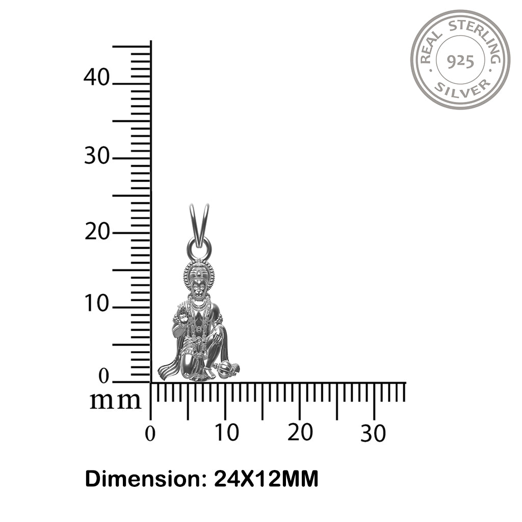 925 sterling Silver God Pendant