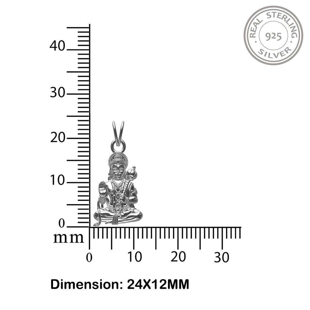 925 sterling Silver God Pendant