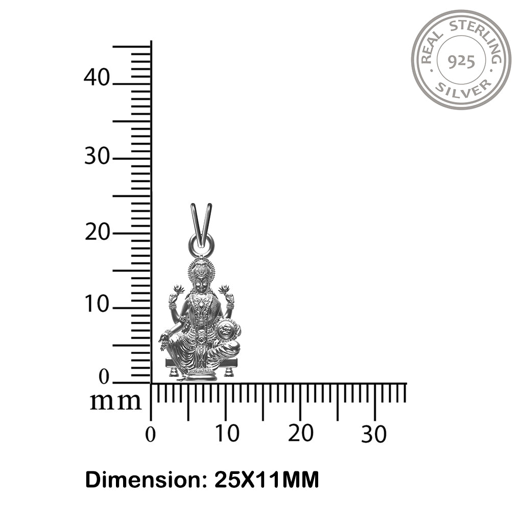 925 sterling Silver God Pendant