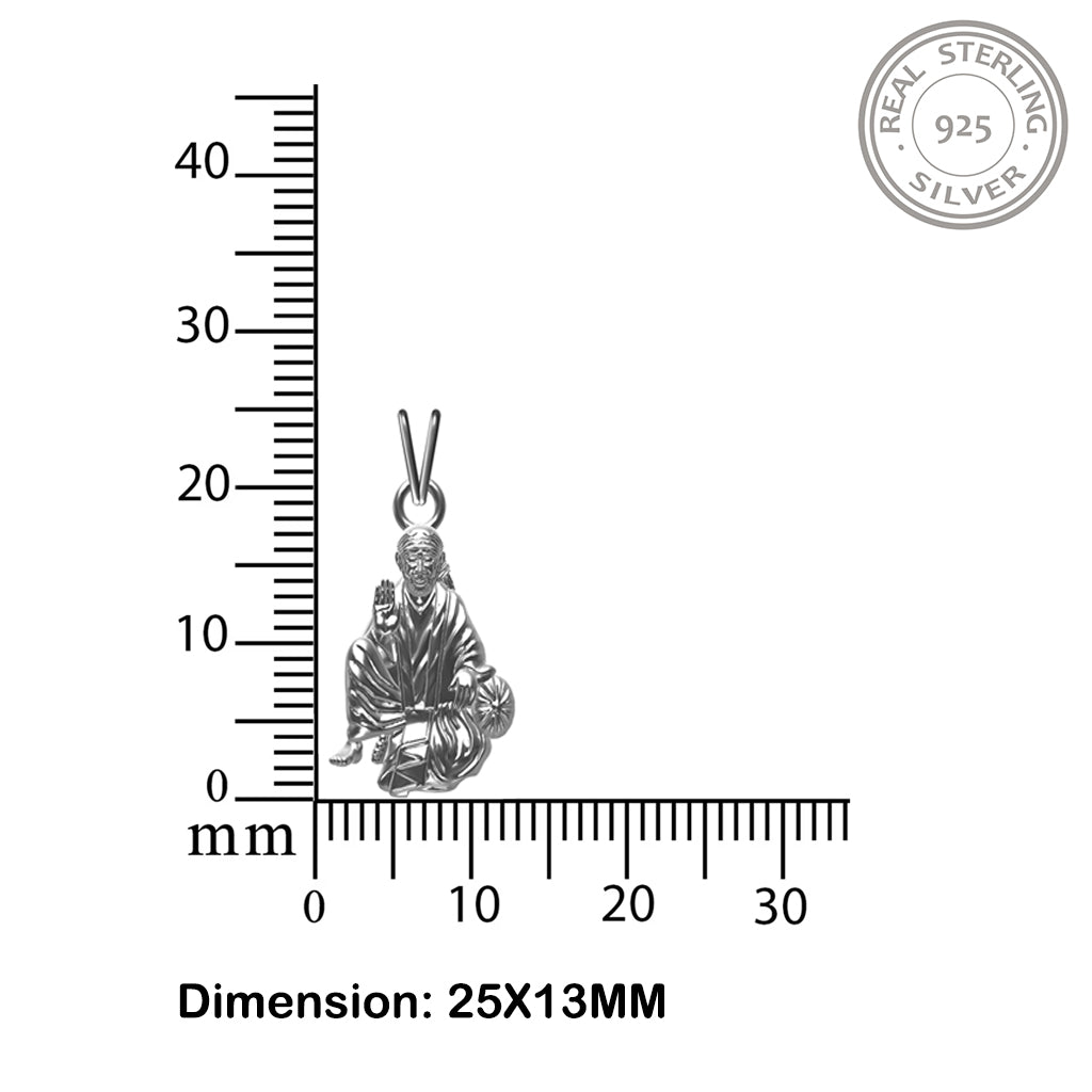 925 sterling Silver God Pendant