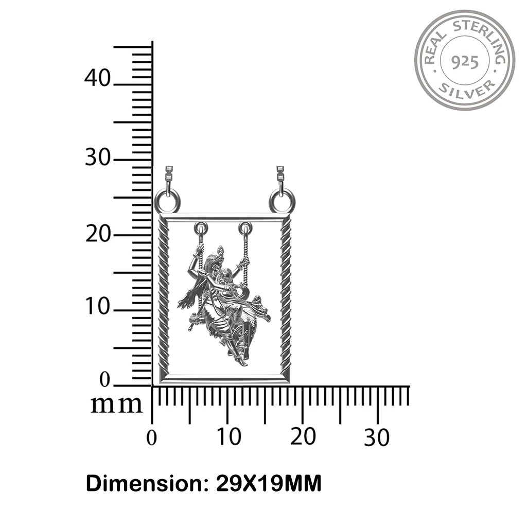 925 sterling Silver God Pendant