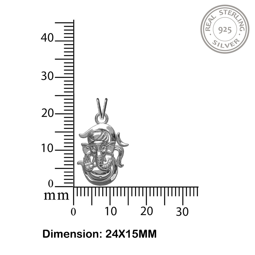 925 sterling Silver God Pendant