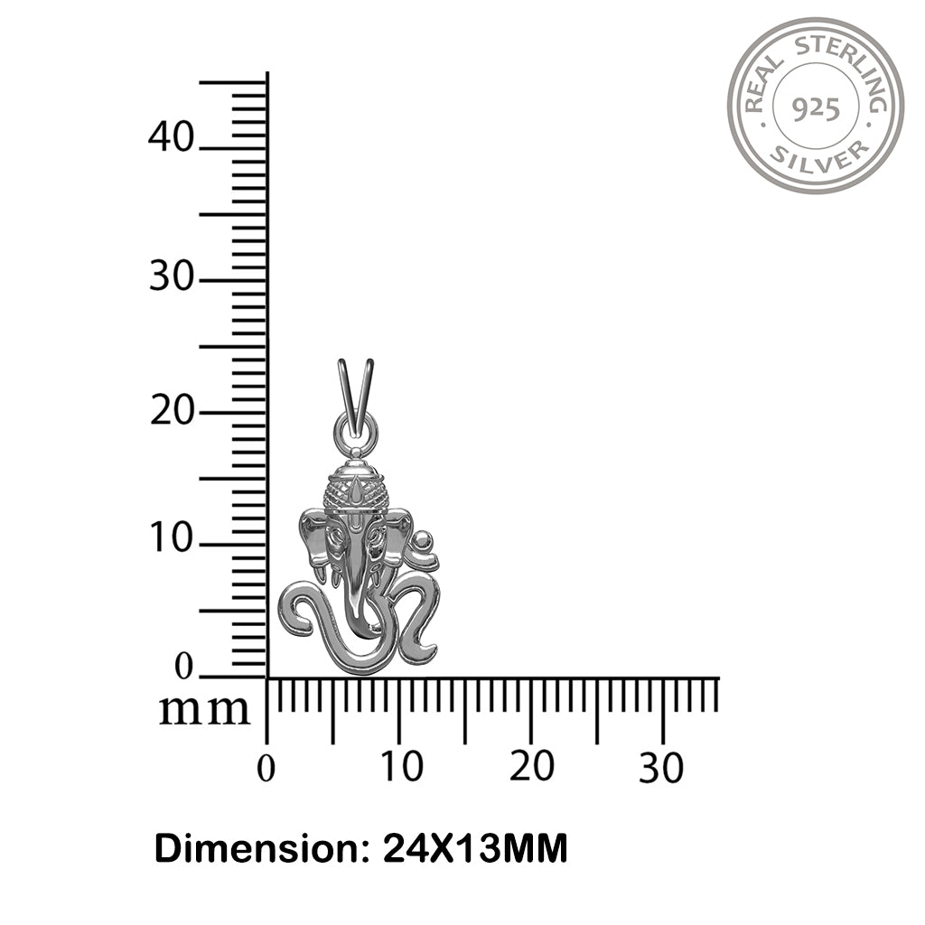 925 sterling Silver God Pendant
