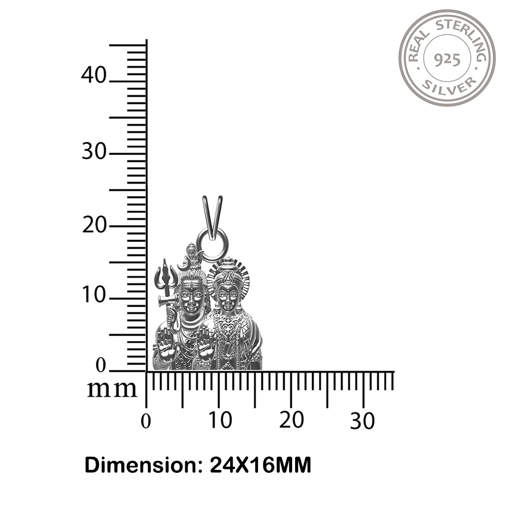 925 sterling Silver God Pendant