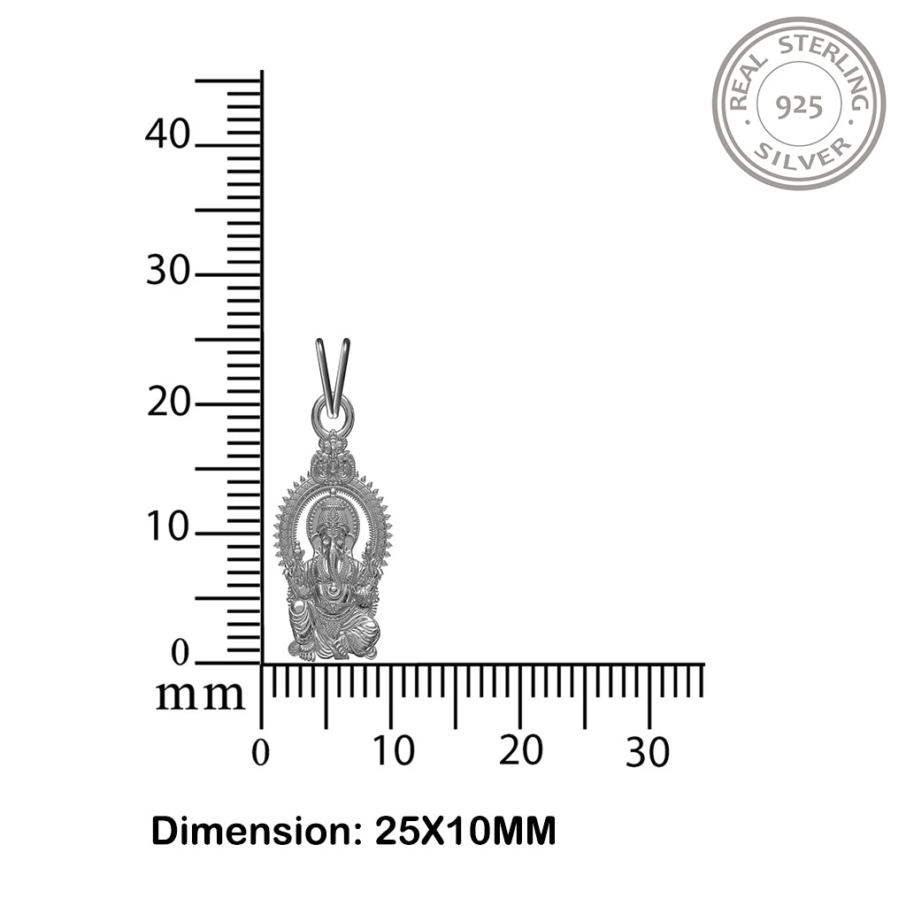 925 sterling Silver God Pendant
