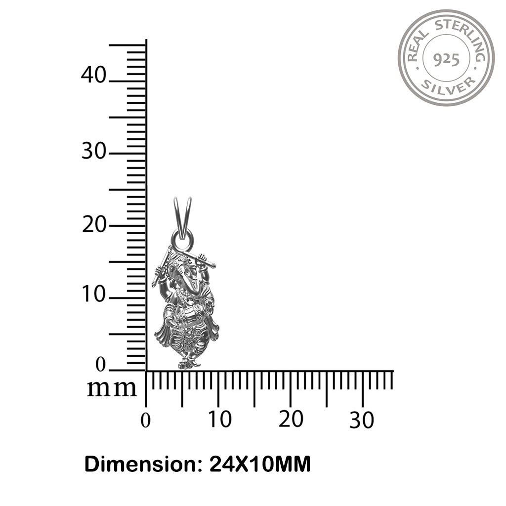 925 sterling Silver God Pendant