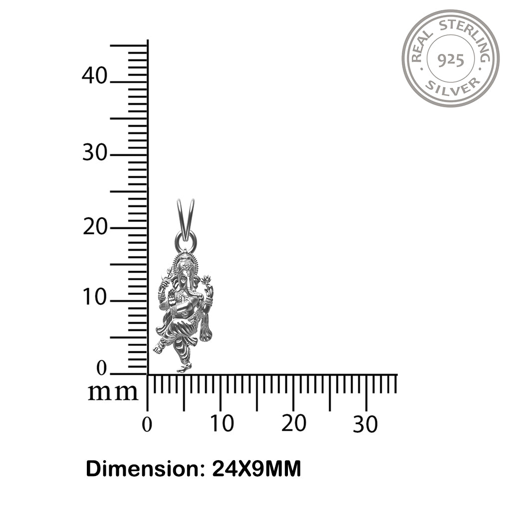 925 sterling Silver God Pendant