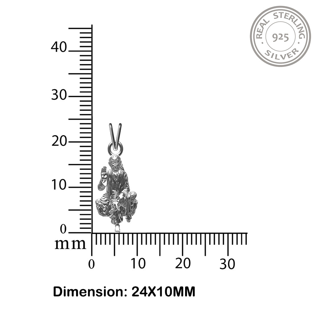 925 sterling Silver God Pendant