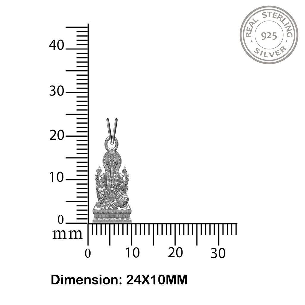 925 sterling Silver God Pendant