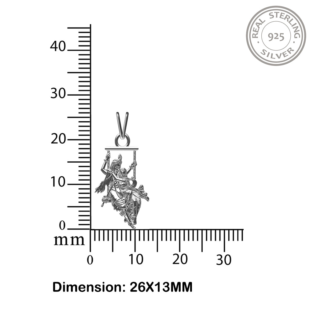 925 sterling Silver God Pendant