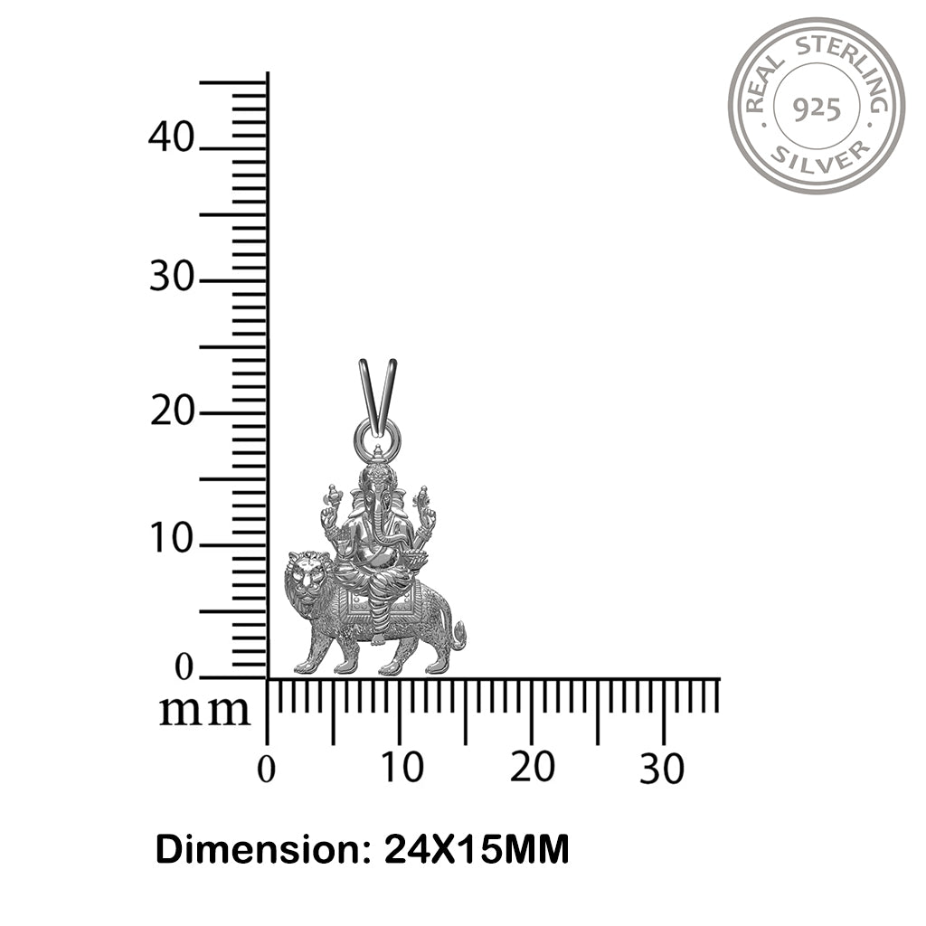 925 sterling Silver God Pendant