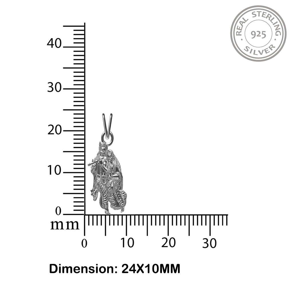 925 sterling Silver God Pendant