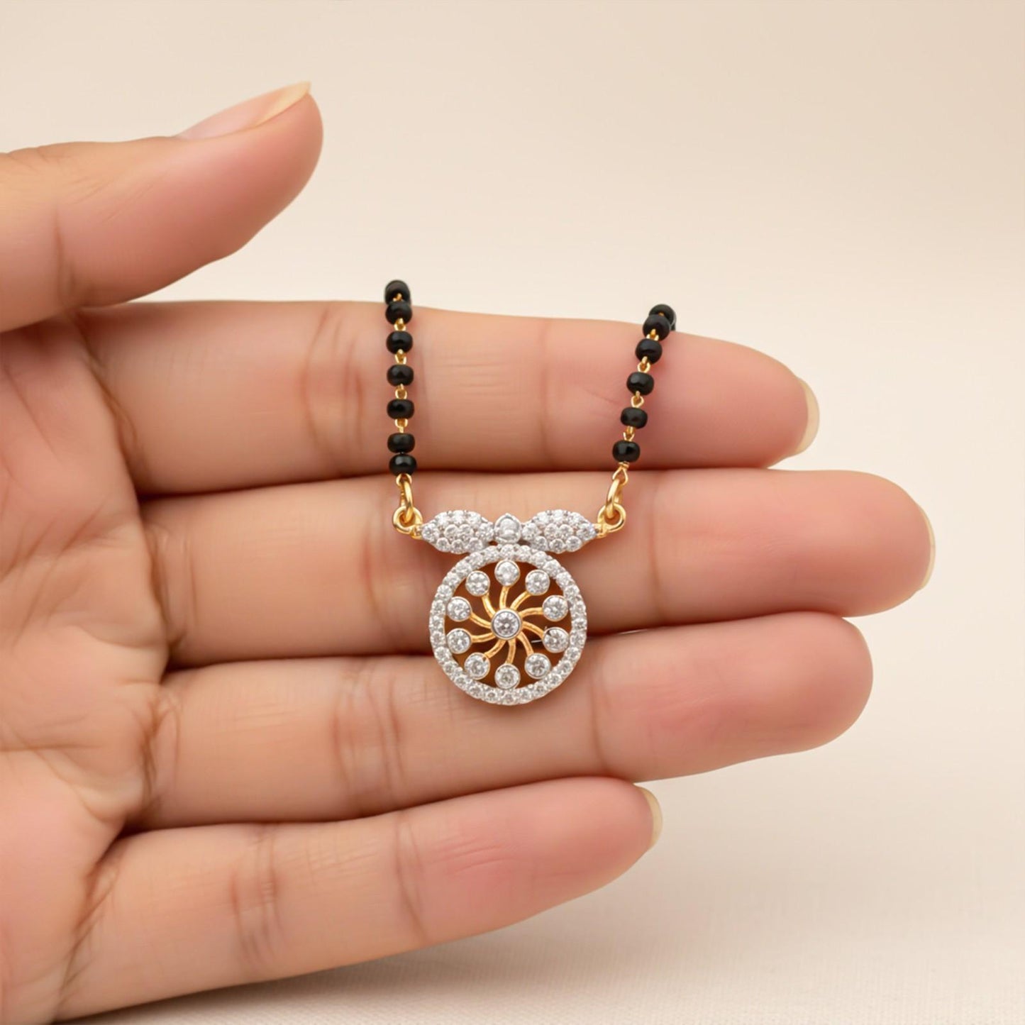 Golden Circle Of Life Mangalsutra