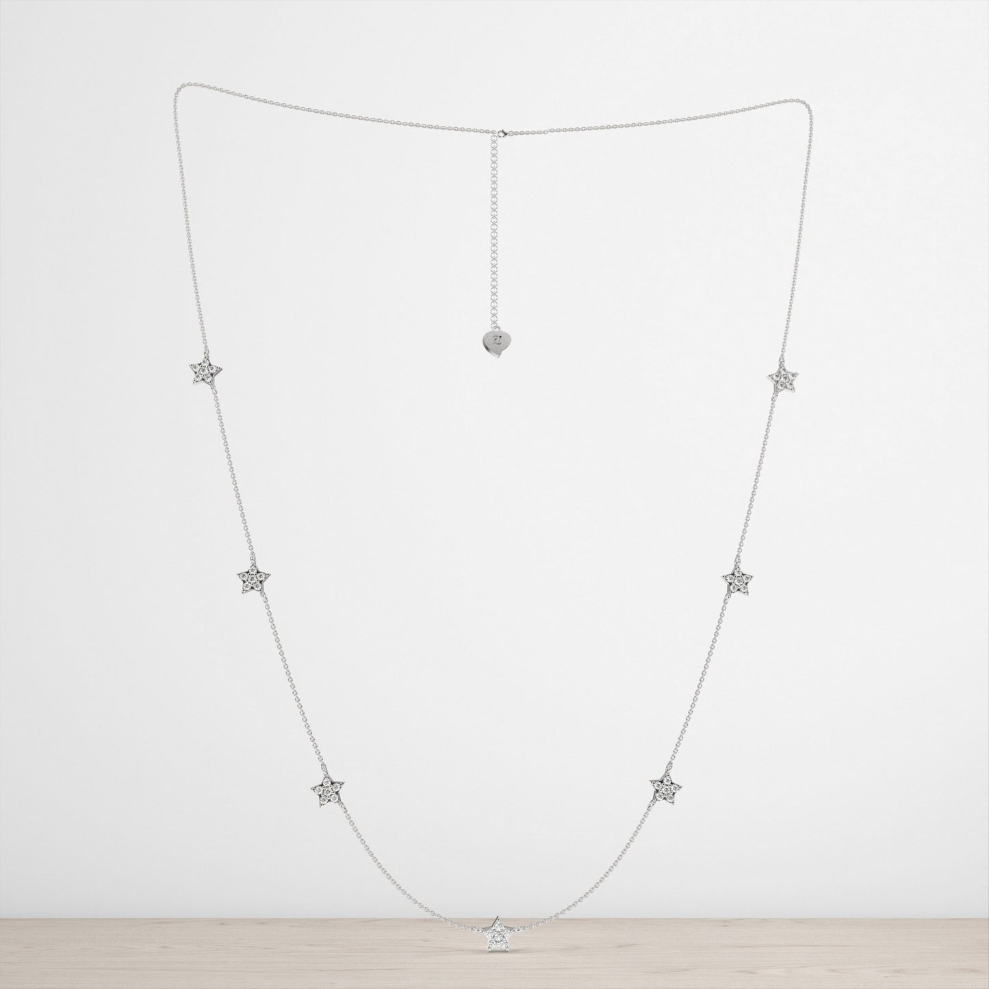 Silver Choker Star Minimalist Necklace
