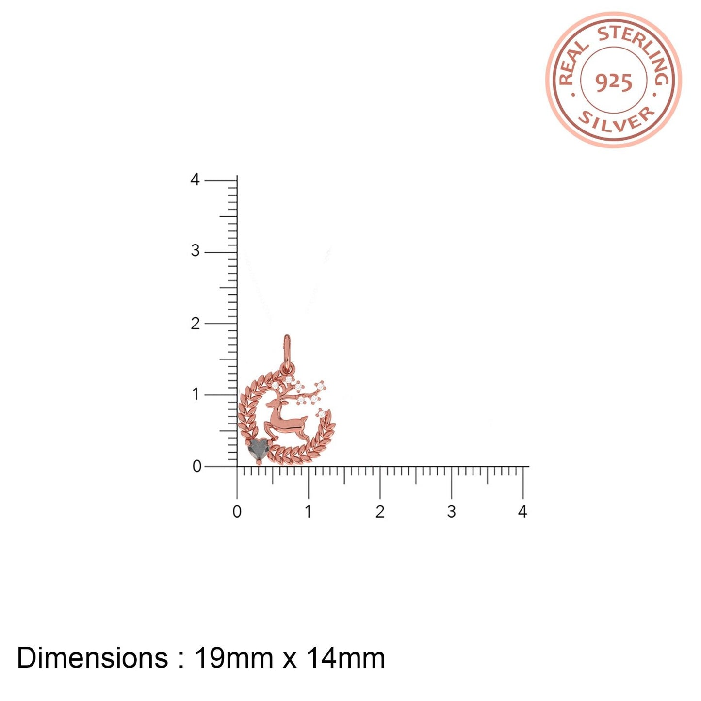 925 sterling silver pendant for women & girls