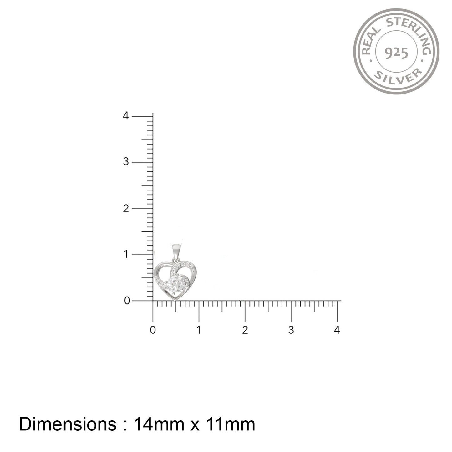 925 sterling silver pendant for women & girls