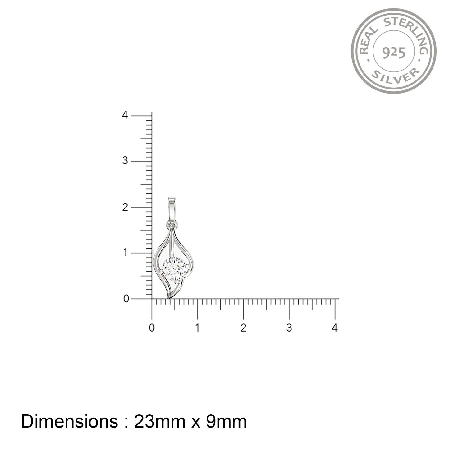 925 sterling silver pendant for women & girls