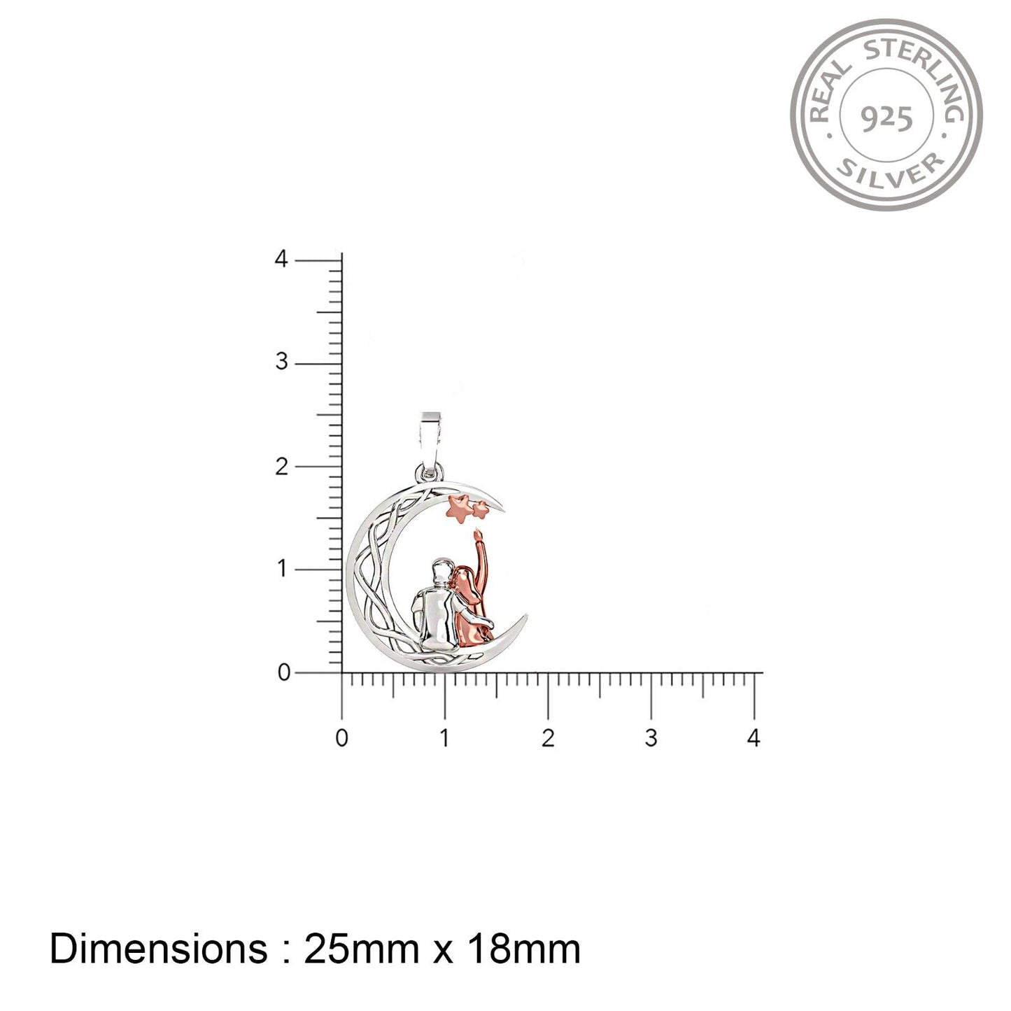 925 sterling silver pendant for women & girls