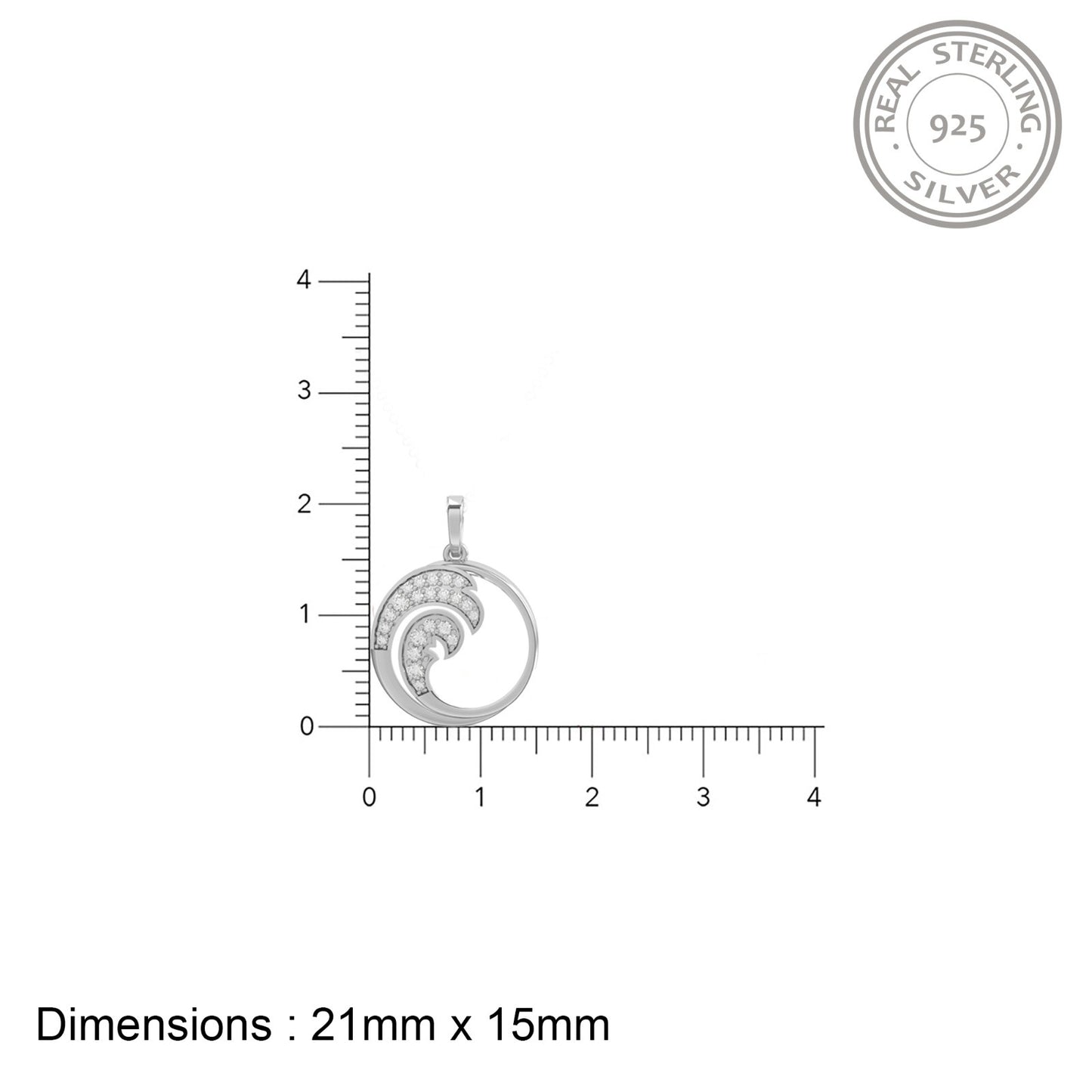 925 sterling silver pendant for women & girls