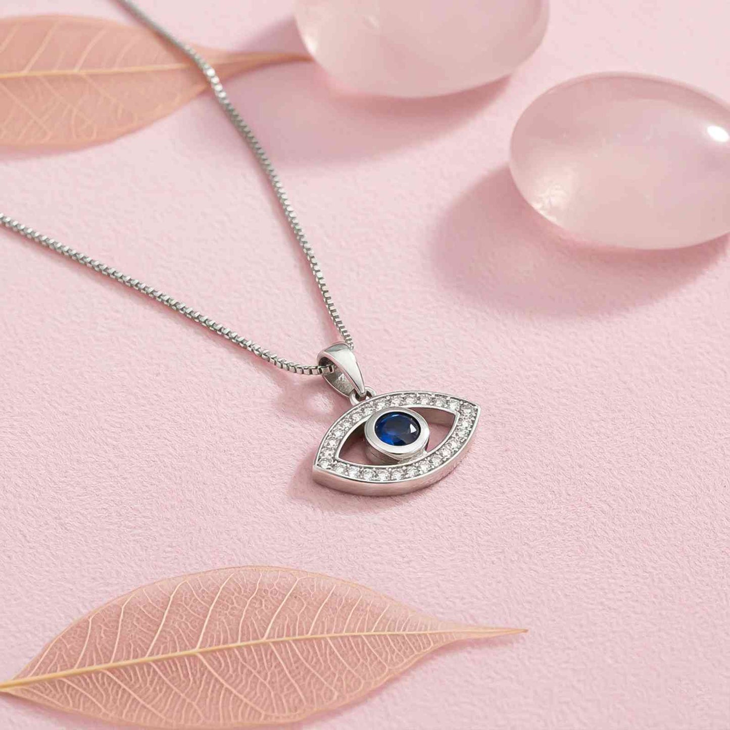 Silver Evil Eye Pendant