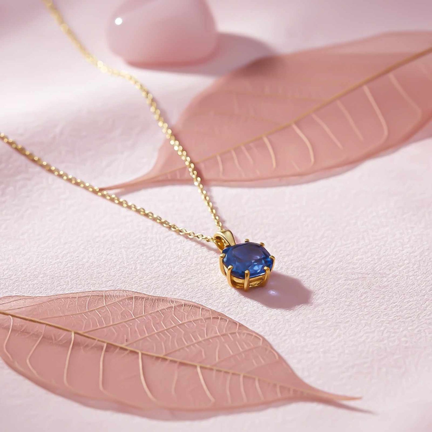 Golden Royal Blue Pendant