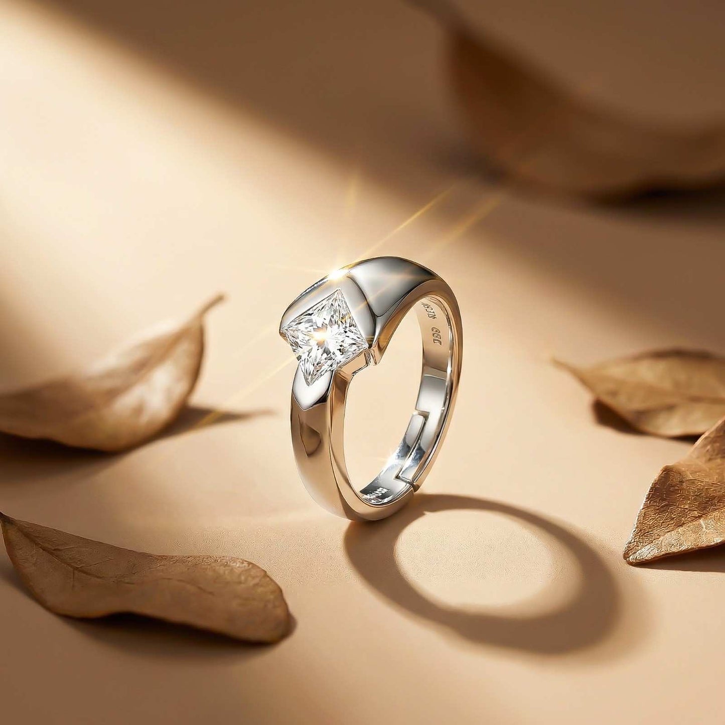 Silver Bold Ring For Him