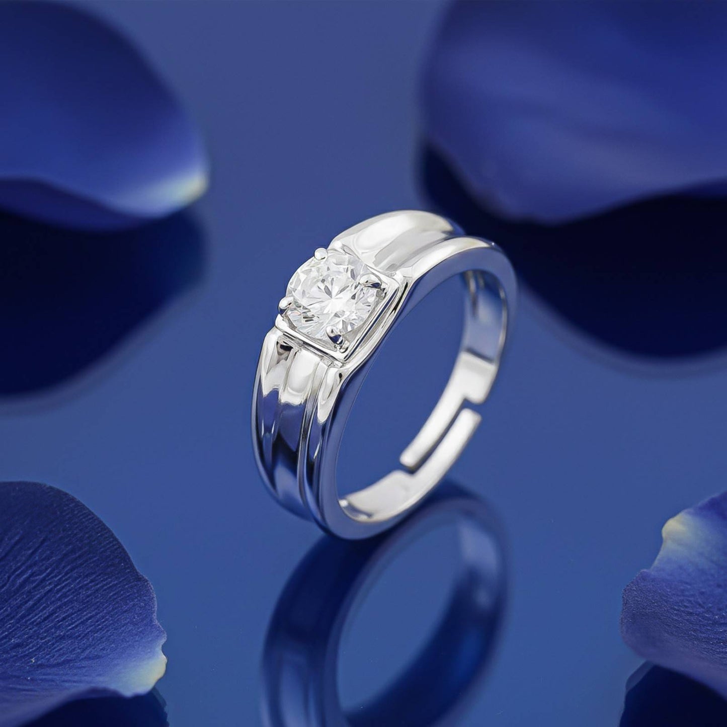 Silver Charming Band For Him