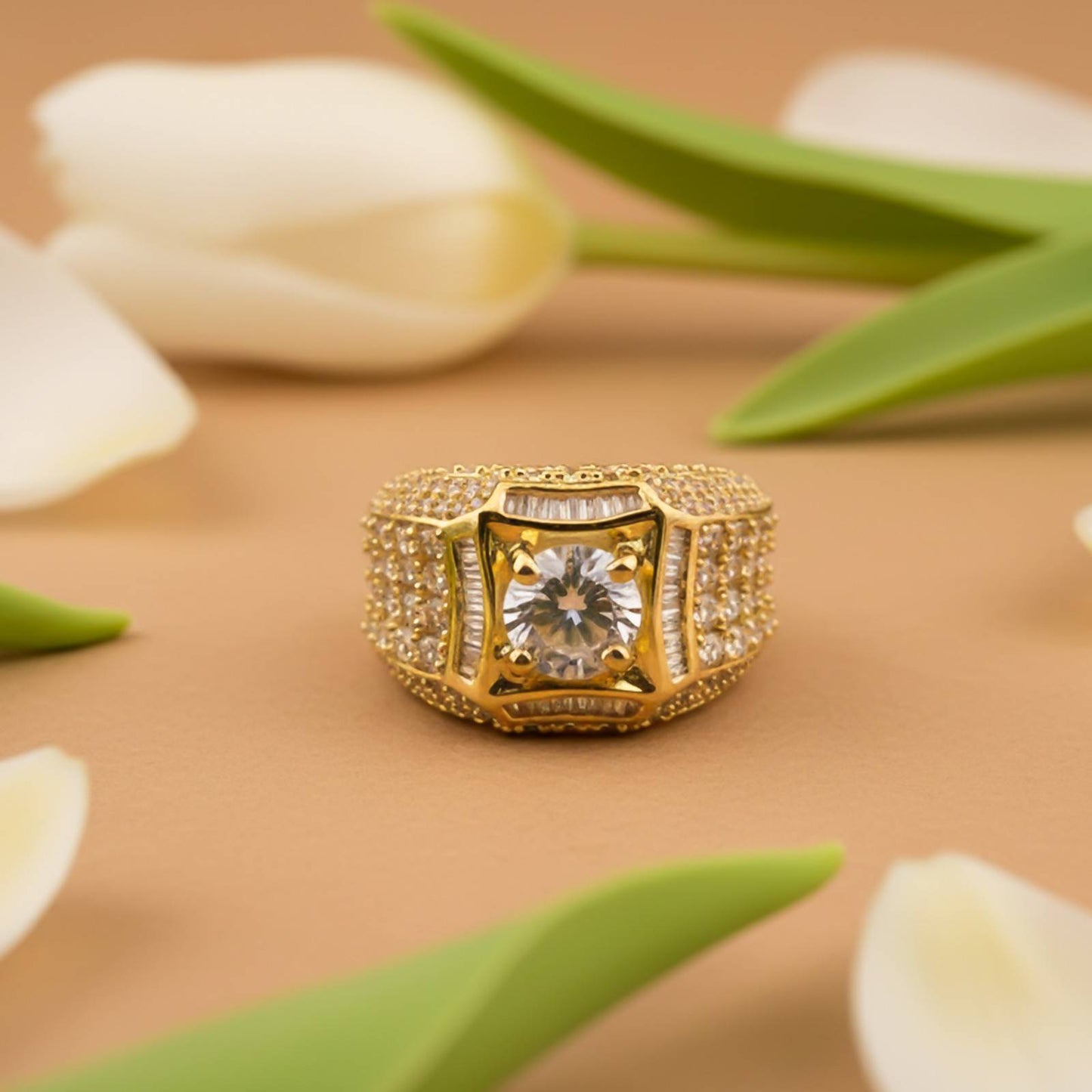 Silver Fortress Ring For Him