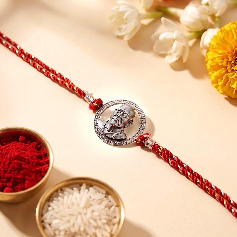 Oxidised Swami Samarth Rakhi