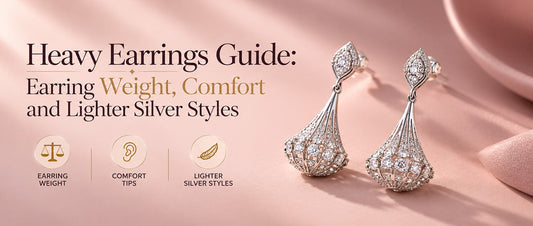 Heavy Earrings Guide: Earring Weight, Comfort and Lighter Silver Styles