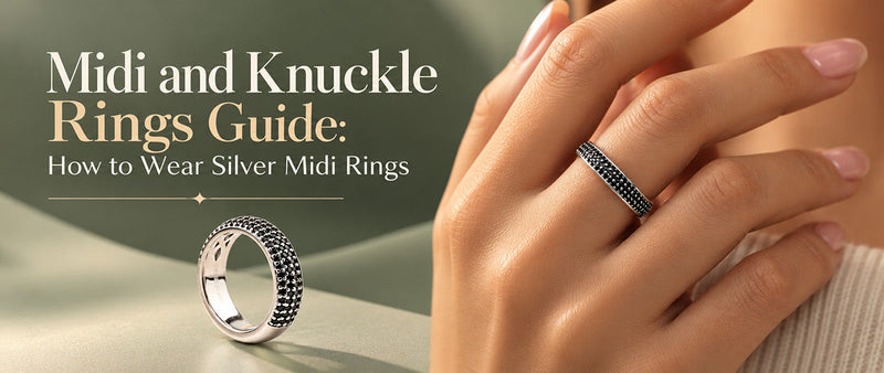 Midi and Knuckle Rings Guide: How to Wear Silver Midi Rings