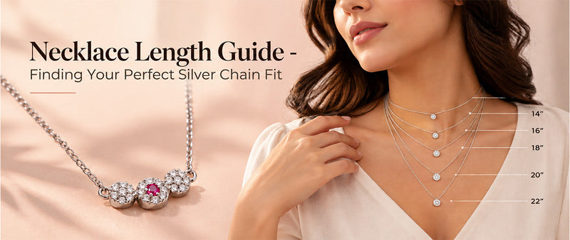 Necklace Length Guide - Finding Your Perfect Silver Chain Fit