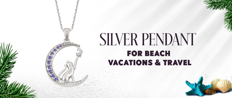 Silver Pendant for Beach Vacations & Travel
