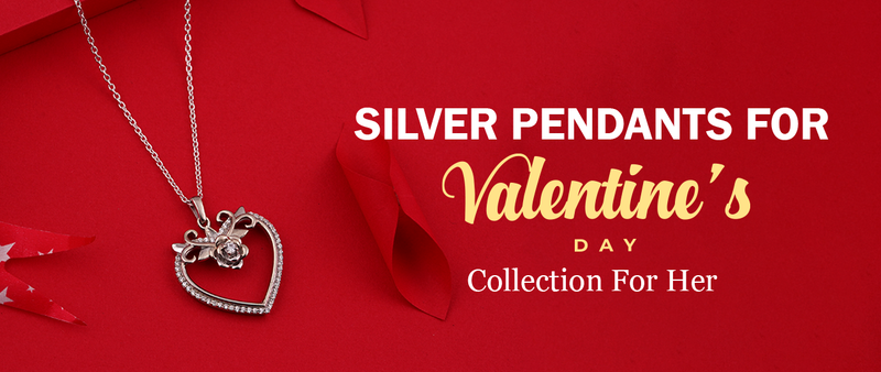 Silver Pendants for Valentine’s Day Collection For Him & Her