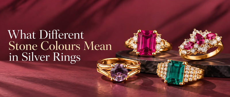 What Different Stone Colours Mean in Silver Rings