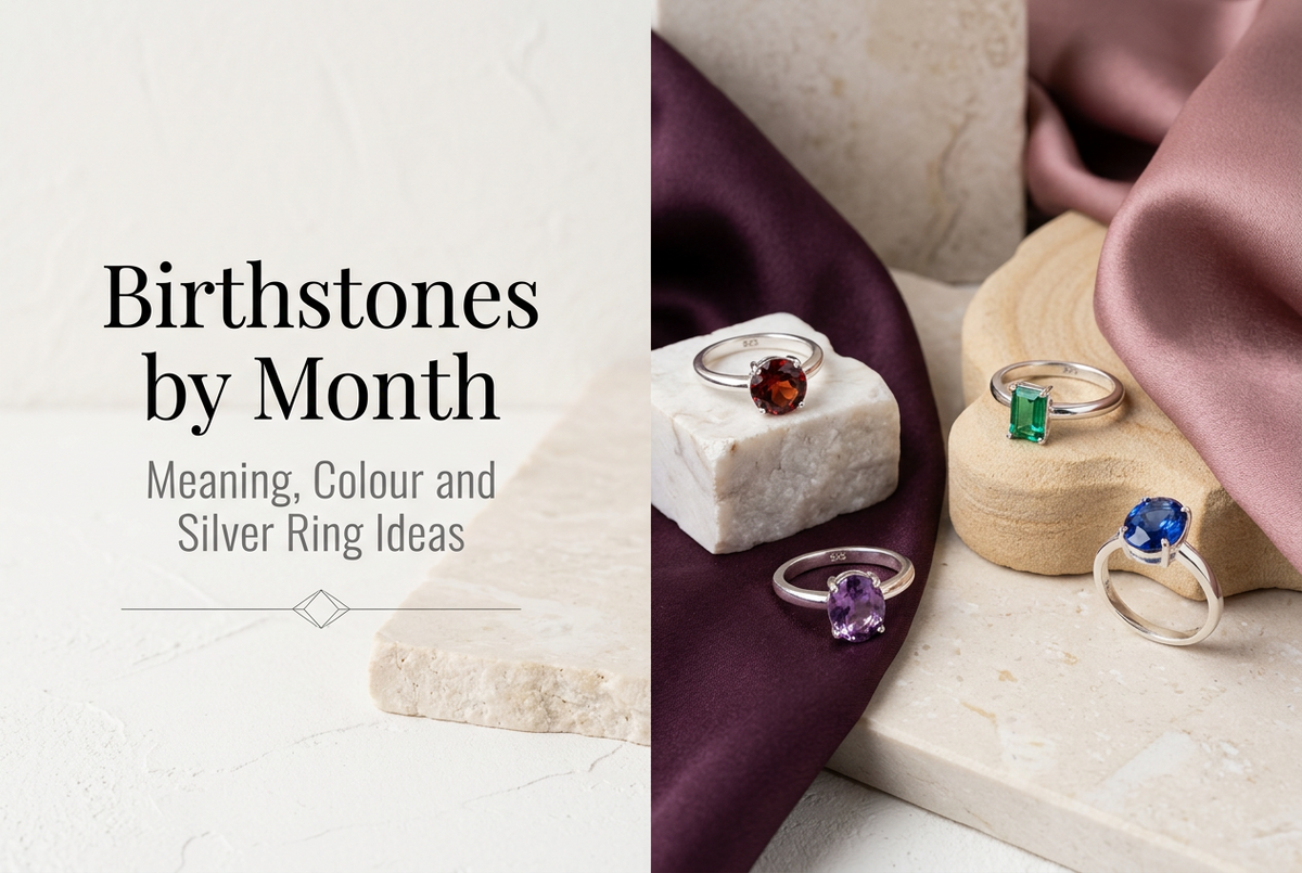 Birthstones by Month: Meaning, Colour and Silver Ring Ideas for Every Birthday